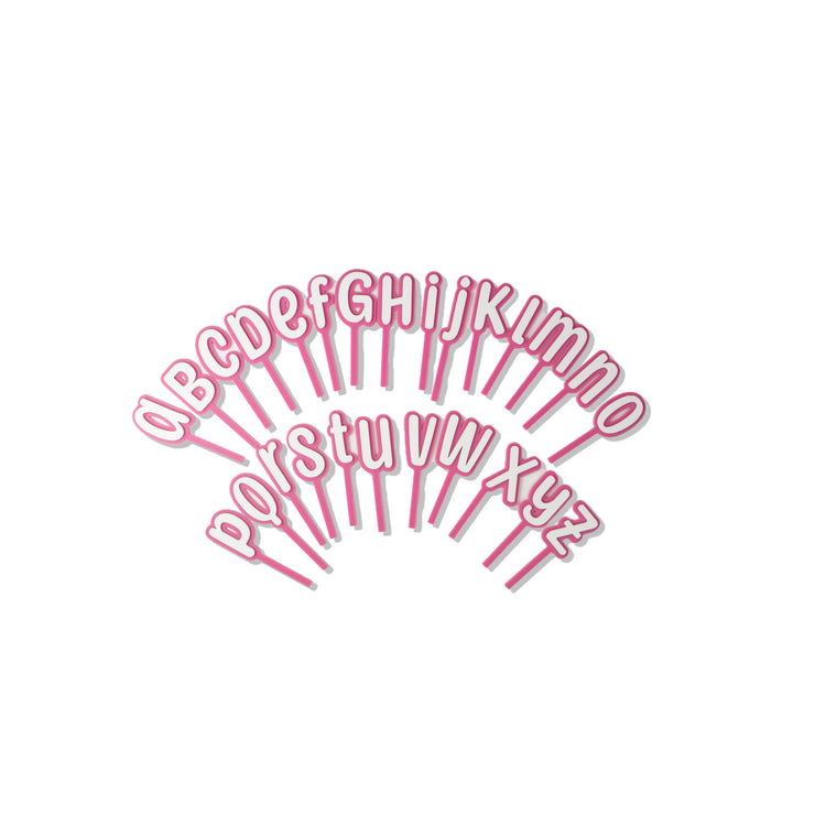 Alphabet Topper Mini - Individual