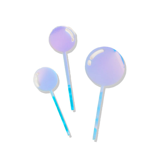 Bubble Cake Topper 3pk