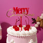 Merry Christmas Cake Topper